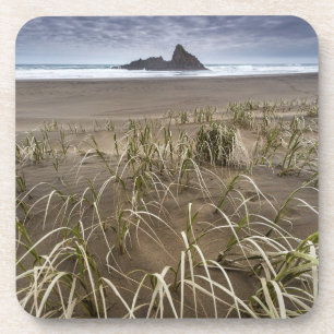 Karekare Beach Panatahi Island, westkust Bier Onderzetter