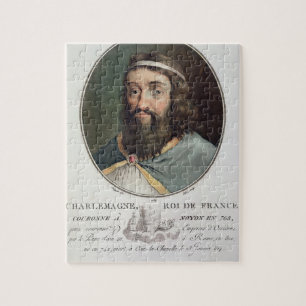 Karel de Grote (747-814), koning van Frankrijk, ge Legpuzzel