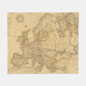 Karel de Grote Fleece Deken (Voorkant (Horizontaal))