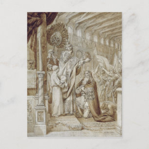 Karel de Grote-kroon Briefkaart