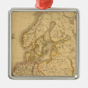 Karel de Grote Metalen Ornament