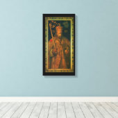 Karel de Grote Stretched Canvas Print (Insitu (Houten vloer))