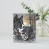 Karelian Beer Dog Briefkaart (Staand voorkant)