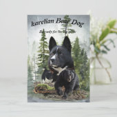 Karelian Beer Dog Kaart (Staand voorkant)