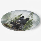 Karelian Beer Dog Papieren Bordje (Gekanteld)