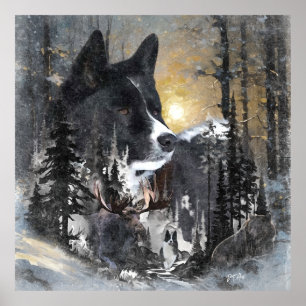 Karelian Beer Dog Poster