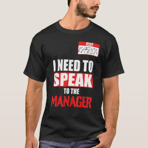 Karen Halloween Costume die ik met het Man moet sp T-shirt