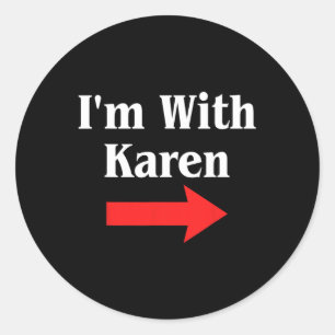 Karen Halloween Costume Ronde Sticker