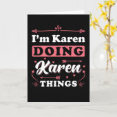 Karen ik ben Karen Kaart (Gele Bloem)