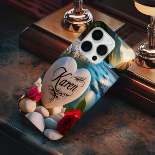 Karen's hart bij de rivier Case-Mate iPhone case