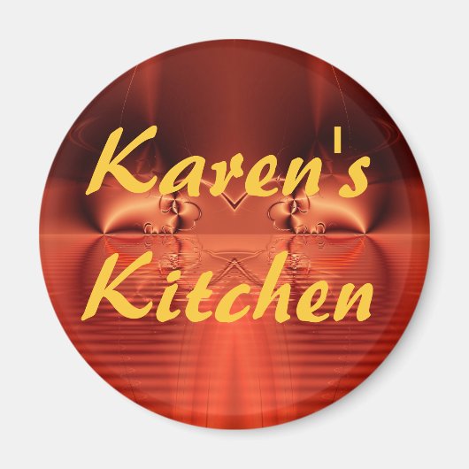 Karen's Kitchen Magnet Magneet (Voorkant)