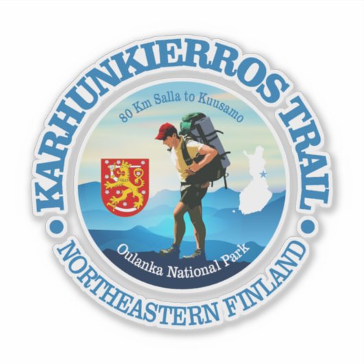 Karhunkierros Trail (C) Sticker (Voorkant)