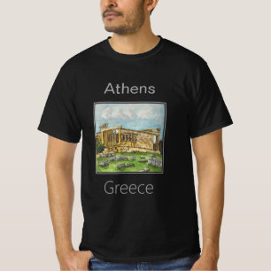 Kariatiden van de Erechtheion, Akropolis, Griekenl T-shirt
