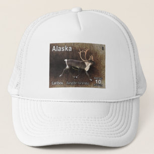 Kariboe (Rendier) - Postzegel Alaska Trucker Pet