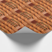 Karibu Giraffe Hakuna Matata Chic Modern art Col. Cadeaupapier (Hoek)