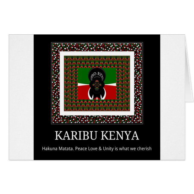 Karibu Kenya Hakuna Matata (Voorkant Horizontaal)