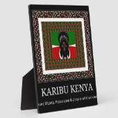 Karibu Kenya Hakuna Matata Fotoplaat (Zijkant)