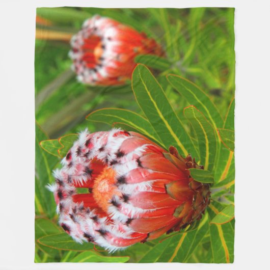 KARIKARI BLOOM FLEECE DEKEN (Voorkant)