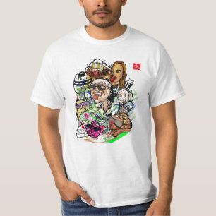 karikaturen mannen t-shirts