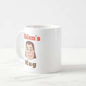 Karikatuur Koffiemok (Voorkant links)