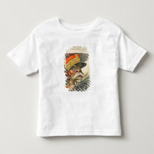 Karikatuur van generaal Zurlinden Kinder Shirts