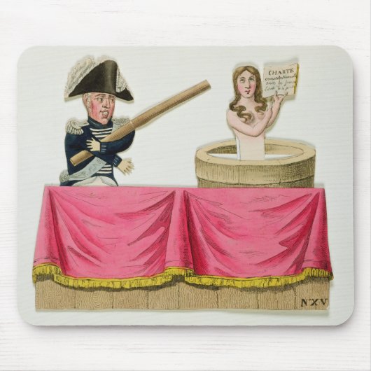 Karikatuur van het Constitutioneel Handvest Muismat (Voorkant)