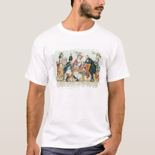 Karikatuur van Louis XVI speelschacht T-shirt