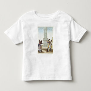 karikatuur van soldaten bij de Colonne Vendome Kinder Shirts