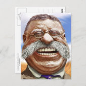 Karikatuur van Theodore Roosevelt Briefkaart (Voorkant / Achterkant)