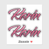 Karin faded rose Autocollants (Feuille)