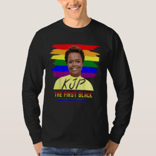 Karine Jean Pierre Black Afrikaans Vrouw Secretari T-shirt