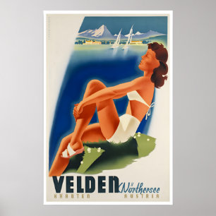 Karinthië Poster Oostenrijk Reizen Kunst Oostenrij