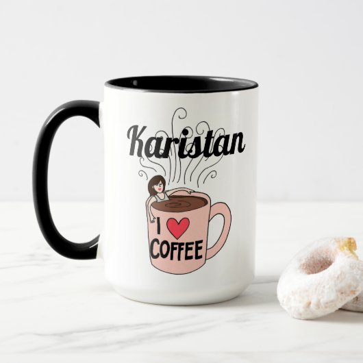 Karistan aime la tasse de café (Avec donut)