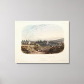 Karl Bodmer Print: Uitzicht van Bethlehem Pennsylv Canvas Afdruk (Voorkant)