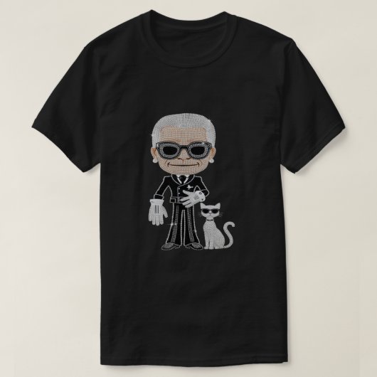 KARL LAGERFELD" T-Shirt (Design devant)