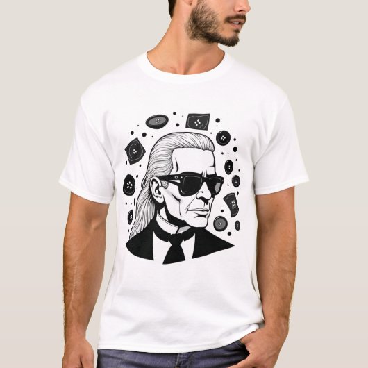 Karl Lagerfeld T-shirt (Voorkant)