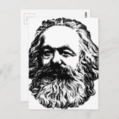Karl Marx Briefkaart (Voorkant / Achterkant)