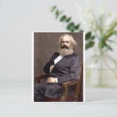 Karl Marx Briefkaart (Staand voorkant)