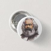 Karl Marx Button (Voorkant /achterkant)