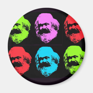 Karl Marx Collage Magneet