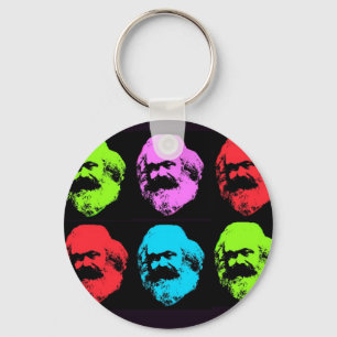 Karl Marx Collage Sleutelhanger