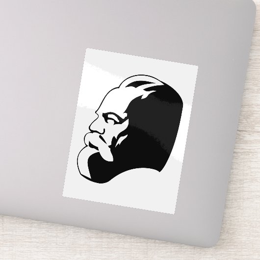 Karl Marx, Communism, Socialism, Soviet Union Sticker (Detail)