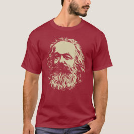 Karl Marx - Communism Socialist Vintage Red T-shirt