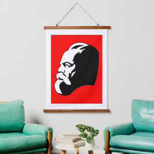 Karl Marx, Communisme, Socialisme, Sovjet-Unie Hangend Wandkleed