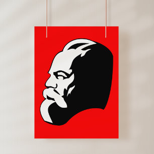 Karl Marx, Communisme, Socialisme, Sovjet-Unie Poster