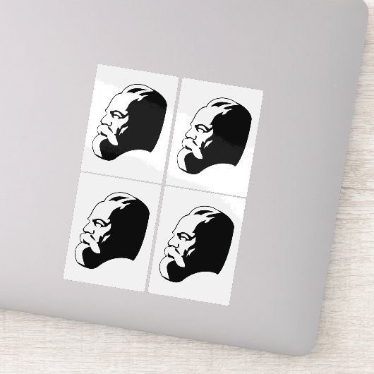 Karl Marx, Communisme, Socialisme, Sovjet-Unie Sticker (Detail)