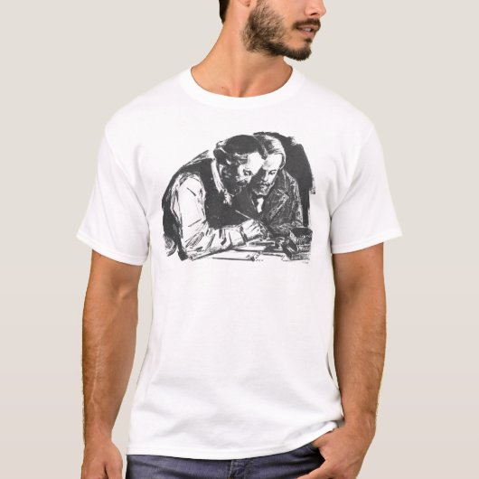 Karl Marx en Friedrich Engels T-Shirt (Voorkant)