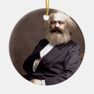 Karl Marx Keramisch Ornament
