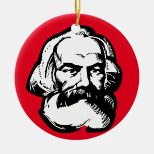 Karl Marx Keramisch Ornament