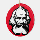 Karl Marx Keramisch Ornament (Links)